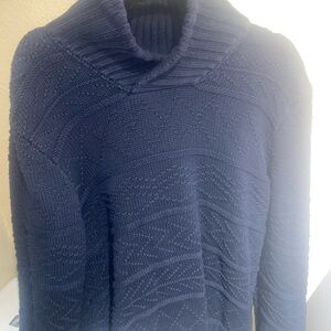 American eagle Men’s long sleeve size large sweater  navy blue